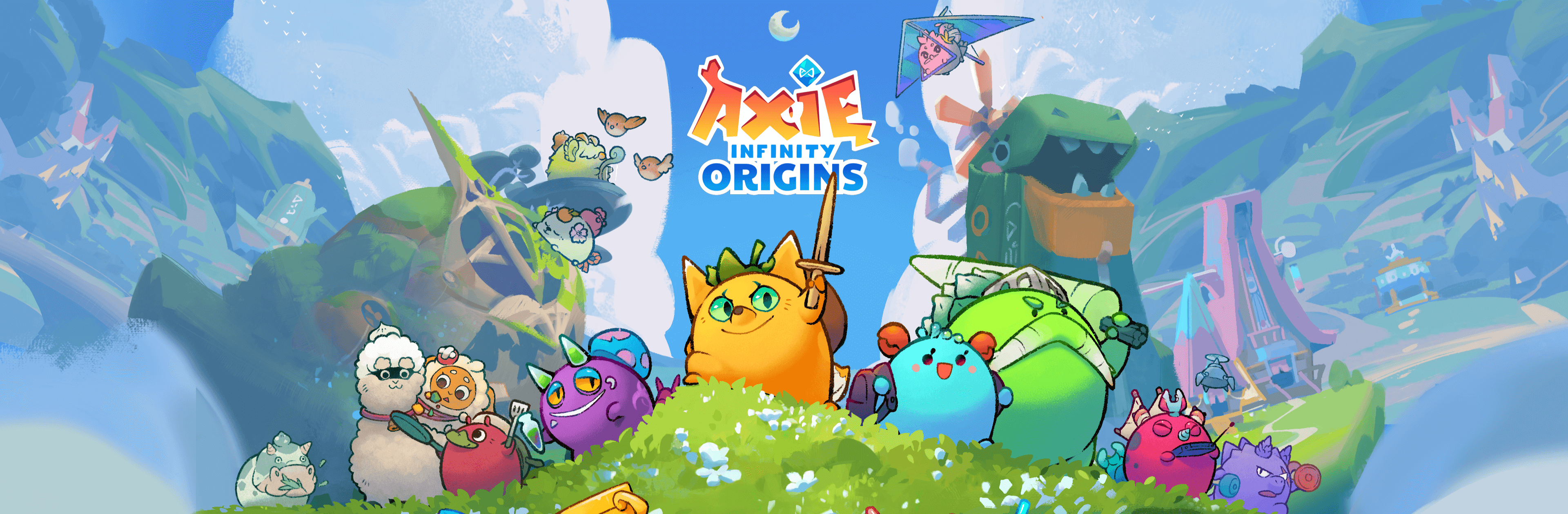 Axie Infinity: Origins background